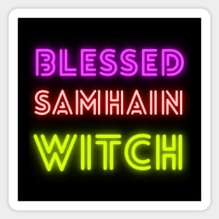 Blessed Samhain Witch Sticker